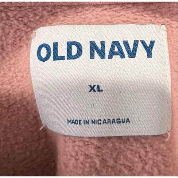 Old Navy Pink Superhero Graphic Warm Cropped Crewneck Sweatshirt - Picture 2 of 4